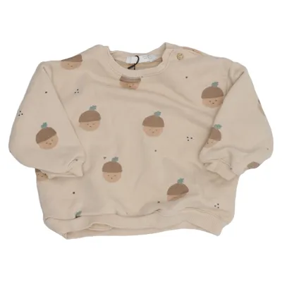 Sweatshirt (Beige) fra Zara Bomuld, Elastan