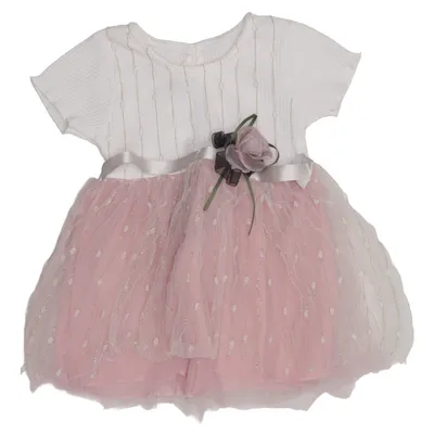 Robe de fille de fleur (Blanc, Rose) de Jojo Adventure