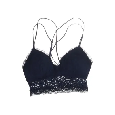 Bralette (Blue) from Gilly Hicks Sydney Cotton, Elastane, Nylon, Polyester