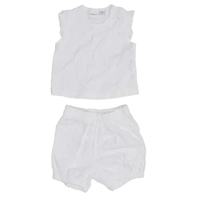 Sæt (Hvid) fra MyWear Baby Bomuld, Elastan
