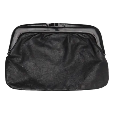 Clutch bag (Black) Leather