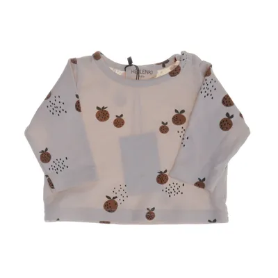 Lange mouwen shirt (Wit, Bruin) van HEJLENKI Katoen