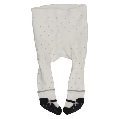 Tights (White, Black, Silver) from Walking Cotton, Elastane, Polyamide