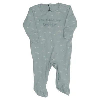 Barboteuse (Vert) de Newborn Coton