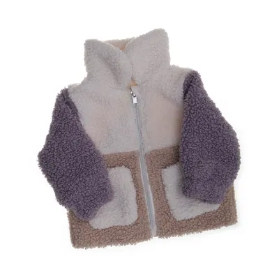 Jacket (Multicolored, Purple) from H&M Polyester, Cotton