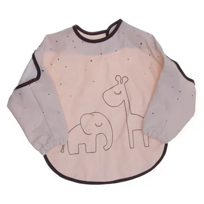 Bib (Pink, Multicolored) from Done by Deer