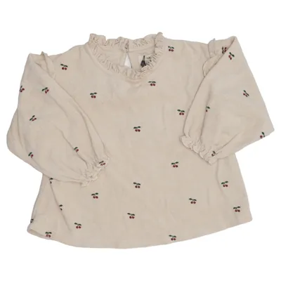 Bluse (Beige) von Konges Sløjd Bio-Baumwolle
