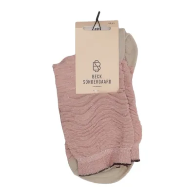Socks (Pink, Beige) from Beck Söndergaard Cotton, Elastane, Metallic fiber, Polyamide