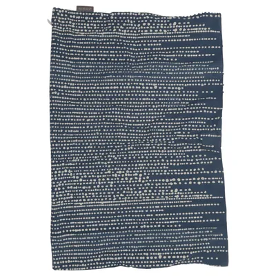 Housse de coussin (Bleu, Blanc) de Mimou Coton