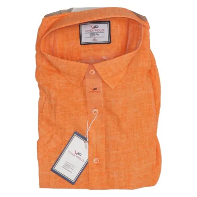 Korte mouwen shirt (Oranje) van Viadi Polo Katoen