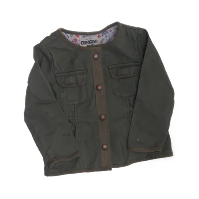Jacket (Green, Multicolored) from OshKosh B'gosh Cotton, Viscose