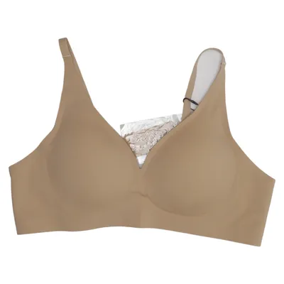 Soutien-gorge (Beige) de Creamy Fabrics Élasthane, Polyamide