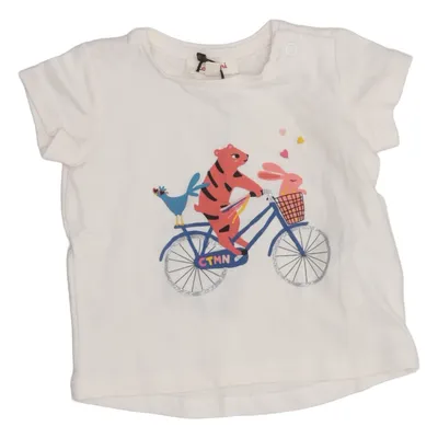 T-shirt (Blanc, Multicolore) de Catimini Coton, Élasthane