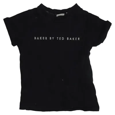 T-shirt (Noir) de Baker by Ted Baker Coton, Élasthane