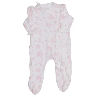 Sparkedragt (Hvid, Pink) fra Little Me Bomuld