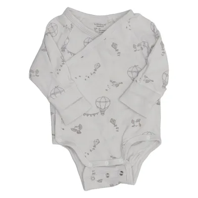 Body (Hvid) fra Lindex Newborn Bomuld, Elastan
