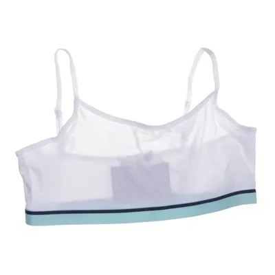Bralette (Wit, Turquoise, Blauw) van L&D Katoen, Elastaan