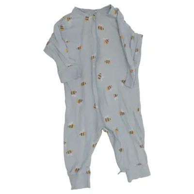 Barboteuse (Bleu, Jaune) de Lindex Baby Coton