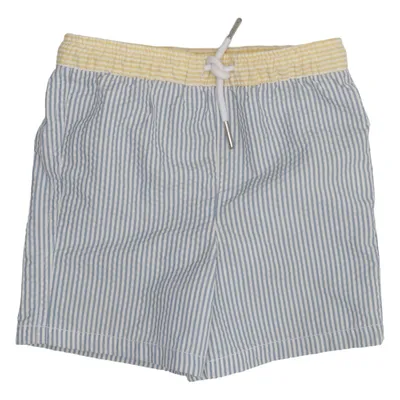 Shorts de bain (Bleu, Blanc, Jaune) de Cyrillus Polyester