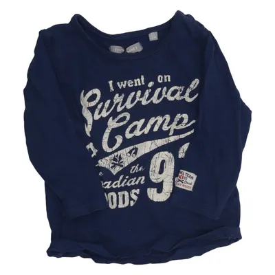 T-shirt à manches longues (Bleu) de Lemon Beret Coton