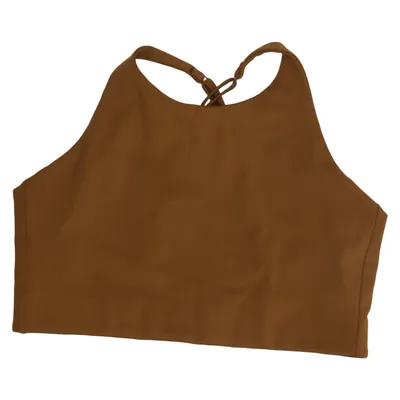 Brassière (Marron) de Girlfriend Collective Élasthane, Polyester recyclé