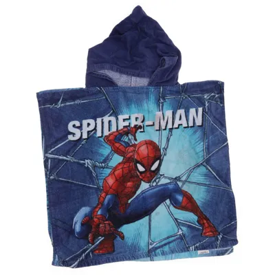 Badponcho (Blauw, Meerkleurig) van Marvel Spiderman