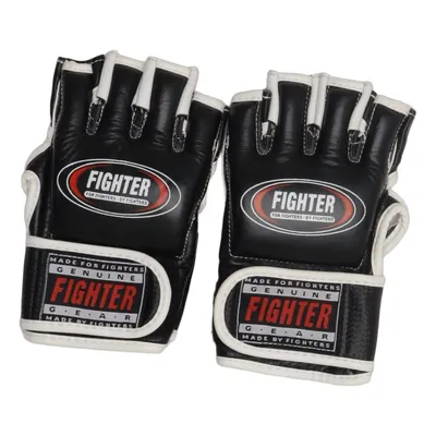 Gants de boxe (Noir, Blanc) de Fighter