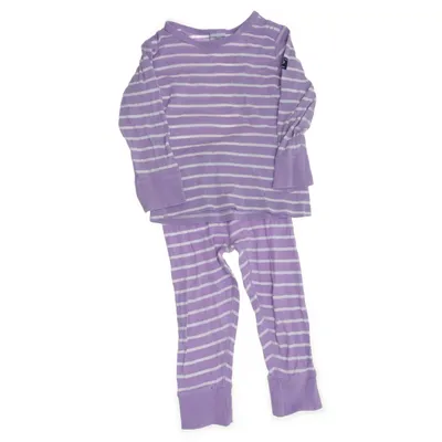 Set (Lila, Vit) från Polarn O. Pyret Ekologisk bomull