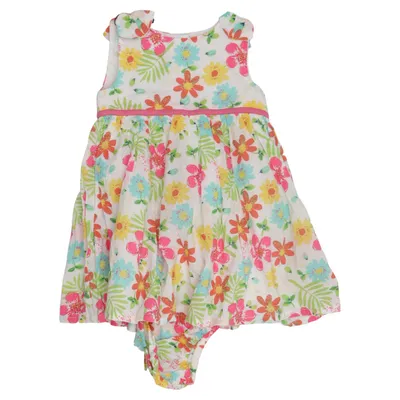 Klänning (Vit, Flerfärgad) från Mothercare Bomull