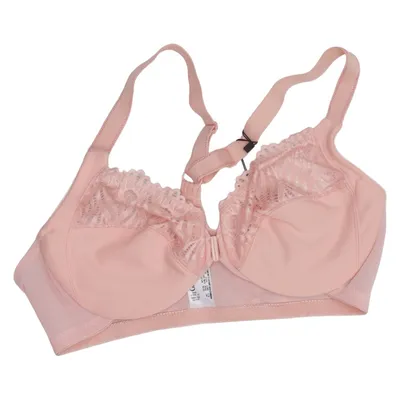 Bra (Pink) from Glamorise Elastane, Polyamide, Polyester