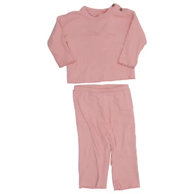 Set (Pink) from Next Baby Cotton, Elastane