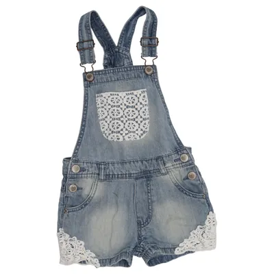 Korte tuinbroek (Blauw, Wit) van Dopo Dopo Girls Katoen