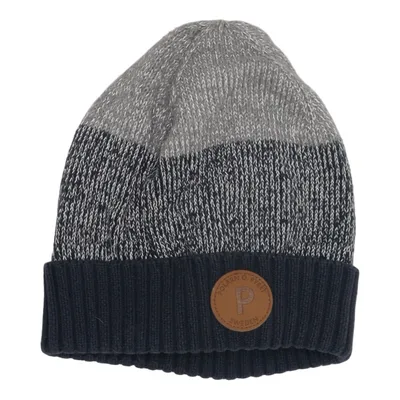 Beaniemössa (Grå, Blå) från Polarn O. Pyret Ekologisk bomull, Polyester