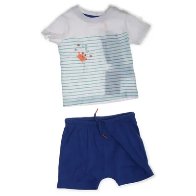 Set (Vit, Blå, Grön) från Blue Seven Bomull