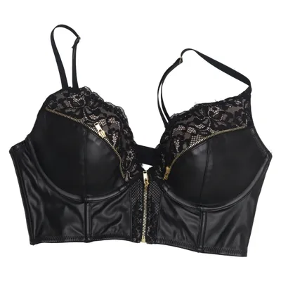 Bustier (Black) from Private Collection Elastane, Polyamide, Polyester, Polyurethane