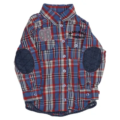 Flannel shirt (Blue, Red, White) from Fransa Kids Cotton