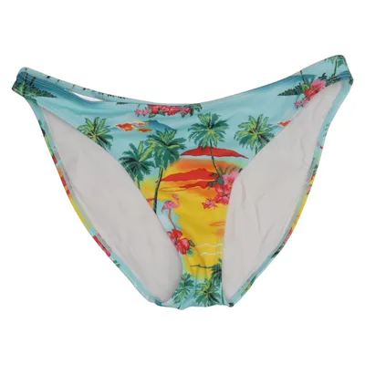 Bikini bottom (Blue, Yellow, Multicolored) from H&M Swimwear Elastane, Nylon, Polyester