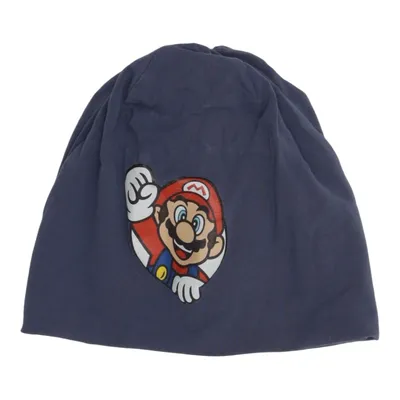 Beanie (Blue, Multicolored) from Super Mario Elastane, Organic cotton