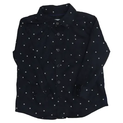 Chemise (Bleu) de Miniature Coton, Élasthane, Polyamide