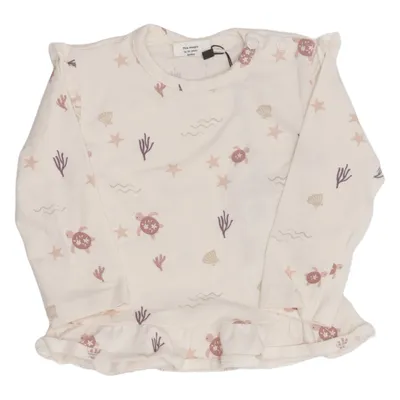 Lange mouwen shirt (Beige, Meerkleurig) van Feetya Elastaan, Organisch katoen