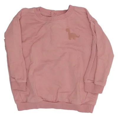 Sweatshirt (Pink) von Tex Baby Elasthan, Bio-Baumwolle
