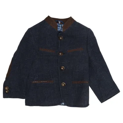 Blazer (Bleu, Marron) Coton, Lin