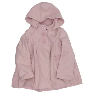 Coat (Pink) from Signature Next Polyester, Viscose, Wool