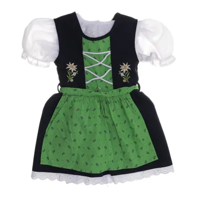 Dirndl (Blue, Green, Multicolored) from Schrammel Cotton, Polyester