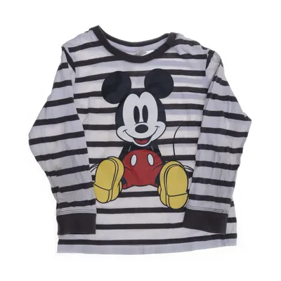 Långärmad t-shirt (Vit, Brun) från H&M x Disney Bomull
