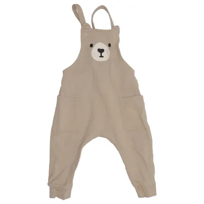 Salopette (Beige) de Lindex Baby Coton, Élasthane