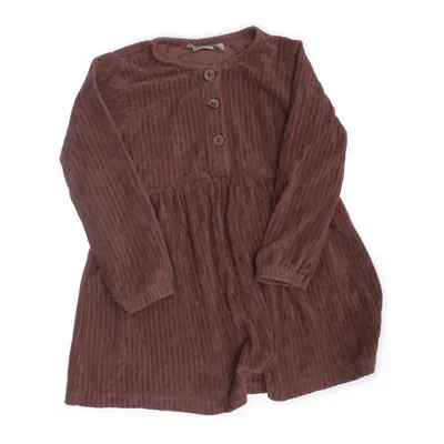 Klänning (Brun) från Lil'Atelier Ekologisk bomull, Återvunnen polyester
