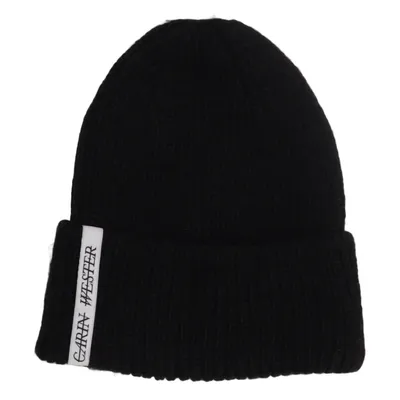 Beanie (Black) from Carin Wester Acrylic, Wool