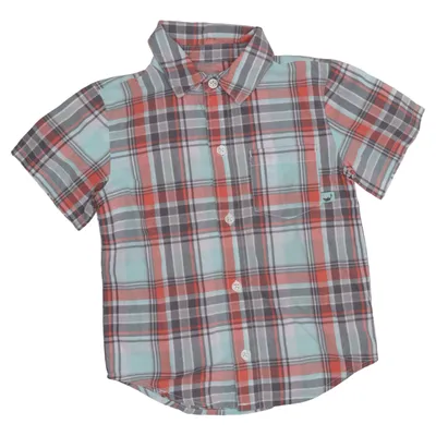 Short sleeve shirt (Red, Blue, Gray) from Carter's Cotton