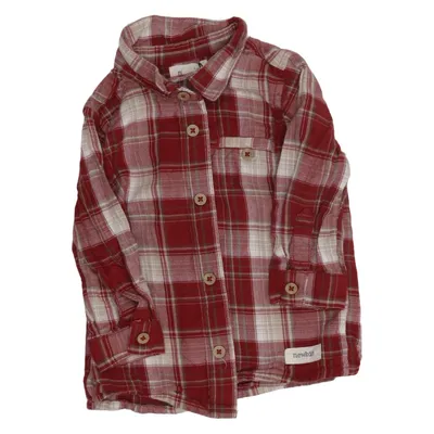 Flannel skjorte (Rød, Hvid) fra Newbie by KappAhl Økologisk bomuld